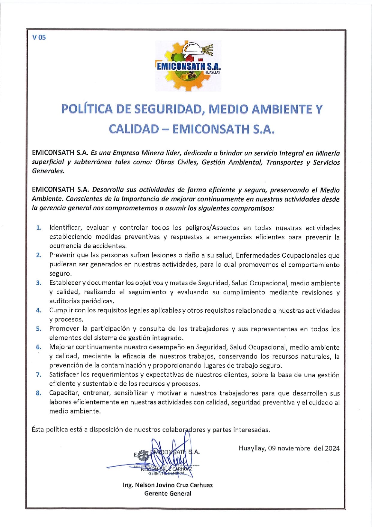Política de Seguridad